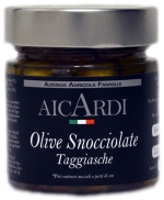 Olive Snocciolate Taggiasche in Olio EVO